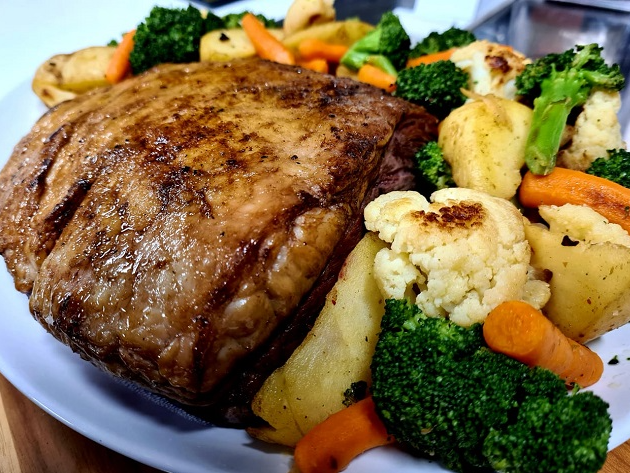 Picanha ao Forno com Batatas e Legumes | Receita Swift
