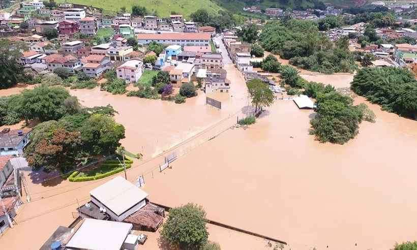 MG tem 132 cidades em situação de emergência por causa das chuvas