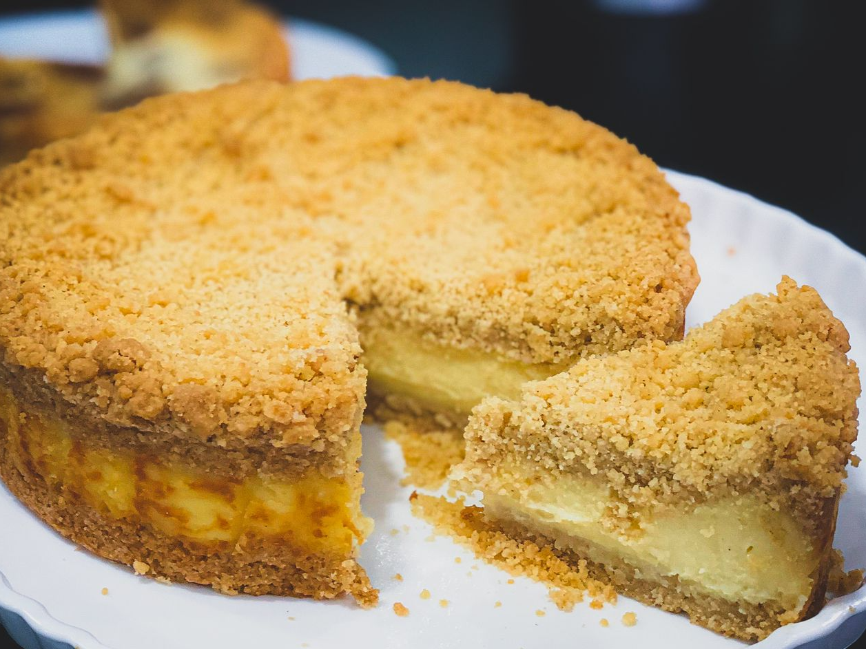 Torta de cuca cremosa | Band Receitas
