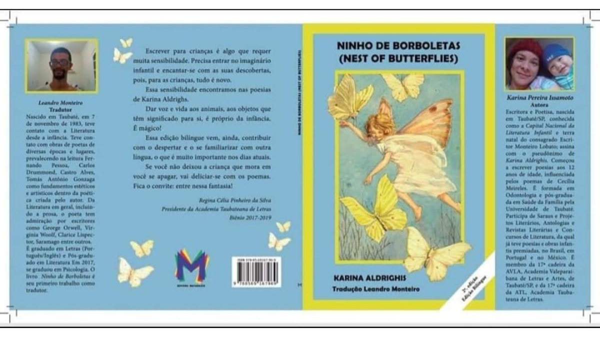 Livro “Ninho de Borboletas” (Arquivo pessoal)