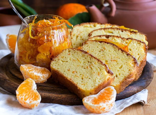 Receita de bolo de tangerina aproveita 100% da fruta, do suco à casca Envato Elements