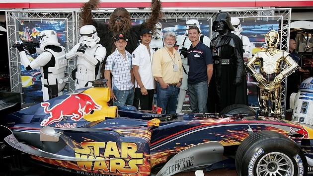 Em 2005, Red Bull misturou F1 e Star Wars no GP de Mônaco e levou fãs