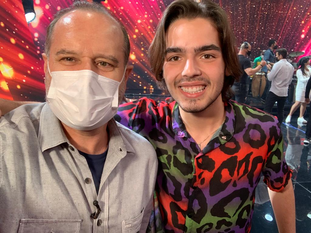 João Guilherme estreia com o pai Faustão: "É o começo de uma longa história"