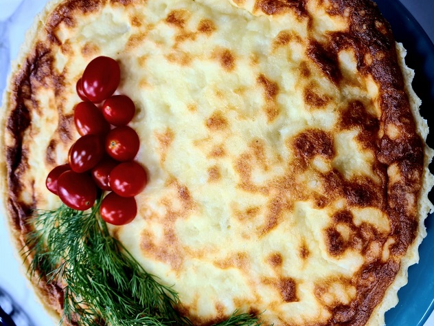 Quiche de alho-poró com tomates | Band Receitas
