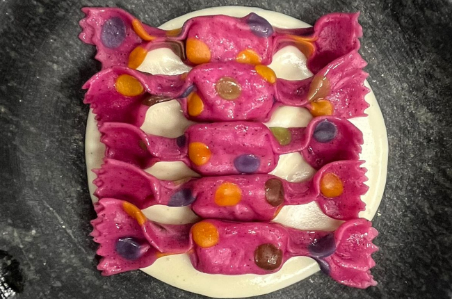 Ravioli colorido com molho branco | Band Receitas