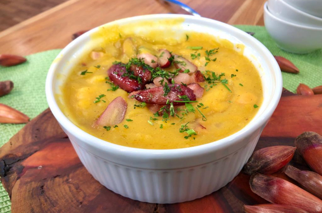 Creme de mandioquinha de pinhão | Band Receitas
