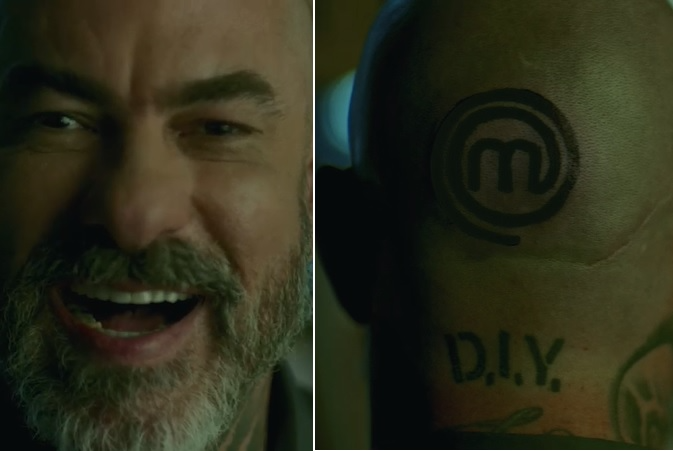 Henrique Fogaça tatuou mesmo a cabeça? Saiba se nova tatuagem do chef é real