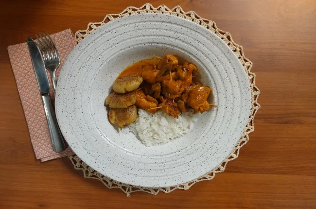 Estrogonofe de frango com bacon