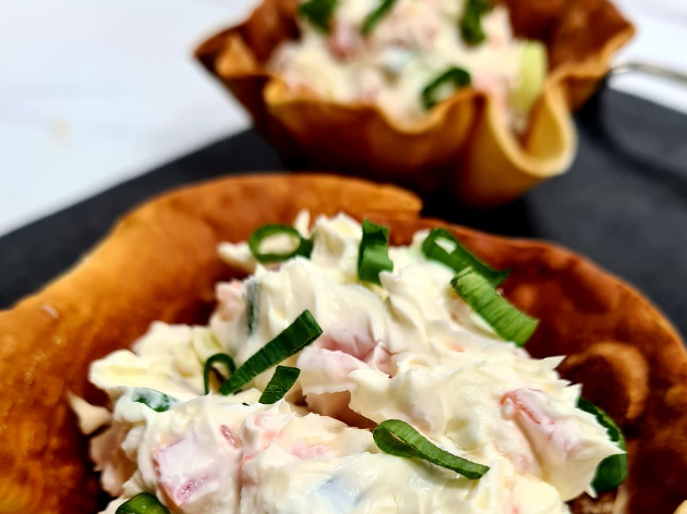 Cestinhas de massa de pastel | Band Receitas