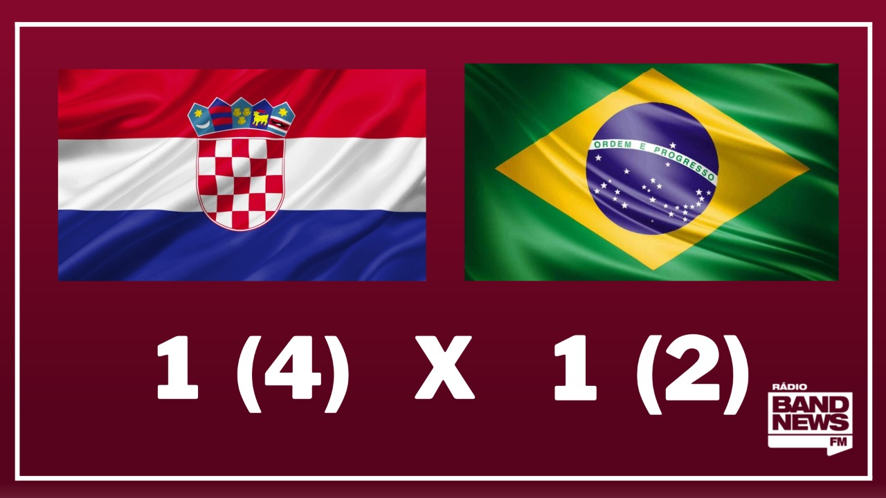 Nos pênaltis, Croácia elimina o Brasil e avança na Copa