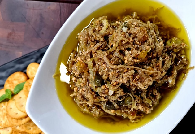 Antepasto de berinjela | Band Receitas