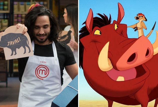 MasterChef: Luiz diz só ter visto javali em “O Rei Leão” e diverte web