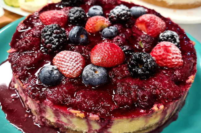 Cheesecake de frutas vermelhas | Band Receitas