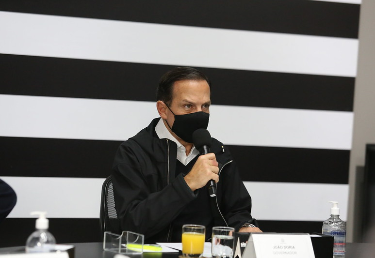 Doria anuncia vacinação de toda a população adulta de SP até 31 de outubro