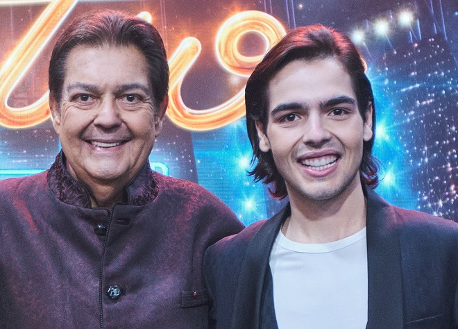 João Guilherme, filho de Faustão, estreia na Band com o pai: "Vou dar o troco"