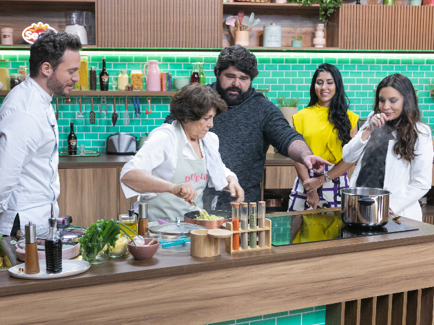 O programa recebe Fabiano, da dupla com César Menotti, e sua mãe, Elsi (Foto: Ricardo Cardoso/Kinok Vídeo)