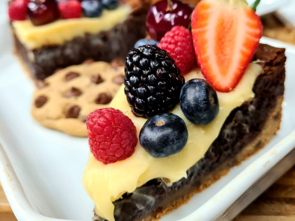 Torta brownie com cookies | Band Receitas